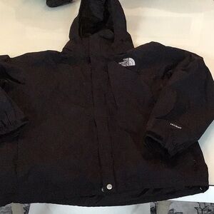 The North Face Black Jacket north face Hyvent ski jacket winter coat The shell